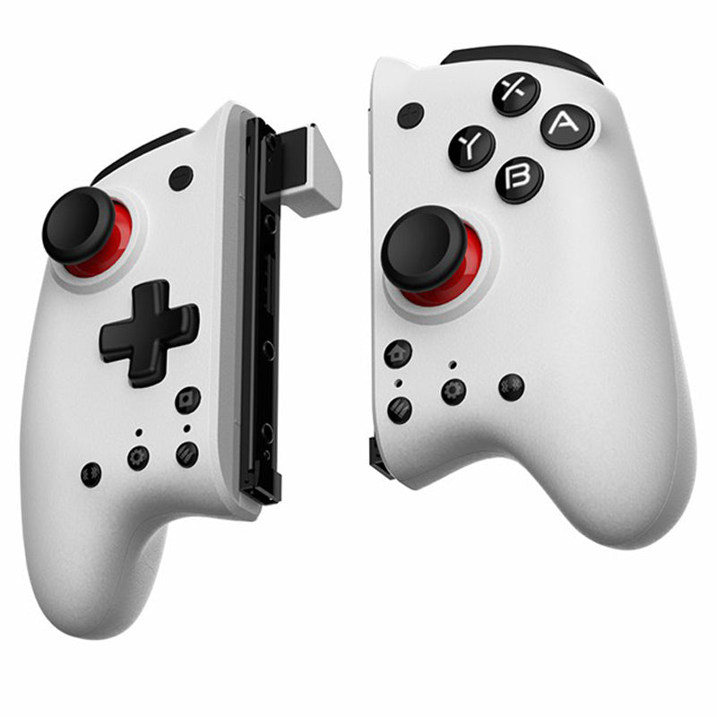 MOBAPAD M6 Gemini Game Controller Six-axis Somatosensory Vibration Left Right Gamepad Handle Grip for Nintendo Switch OLED Joy-Con White MOBAPAD M6 Gemini Game Controller Six-axis Somatosensory Vibration Left Right Gamepad Handle Grip for Nintendo Switch OLED Joy-Con White